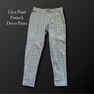 ♠️Glen Plaid Pintuck Pants ♠️